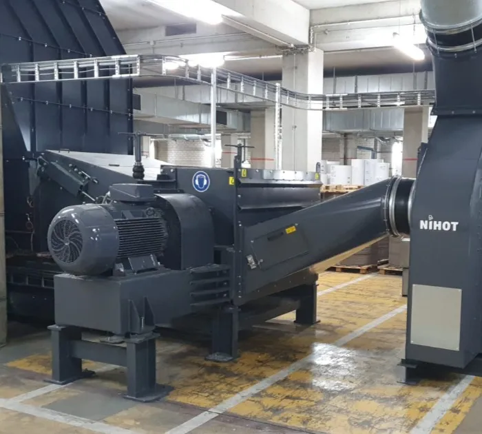 Extra Shredder geïnstalleerd 